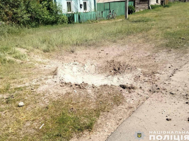 Внаслідок ворожих обстрілів прикордоння Чернігівщини травмовано двох людей (Фото)