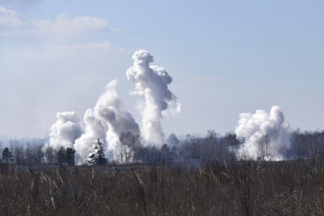 За минулий тиждень на Чернігівщині зафіксовано 308 вибухів
