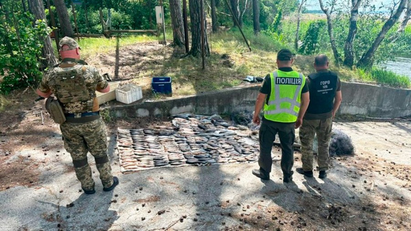 Чоловік під час нересту на Чернігівщині наловив 74 кілограми риби на майже пів мільйона гривень