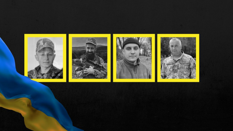 На Чернігівщині попрощалися з чотирма військовими ЗСУ, які загинули в боях на Донеччини, Луганщині та Харківщині