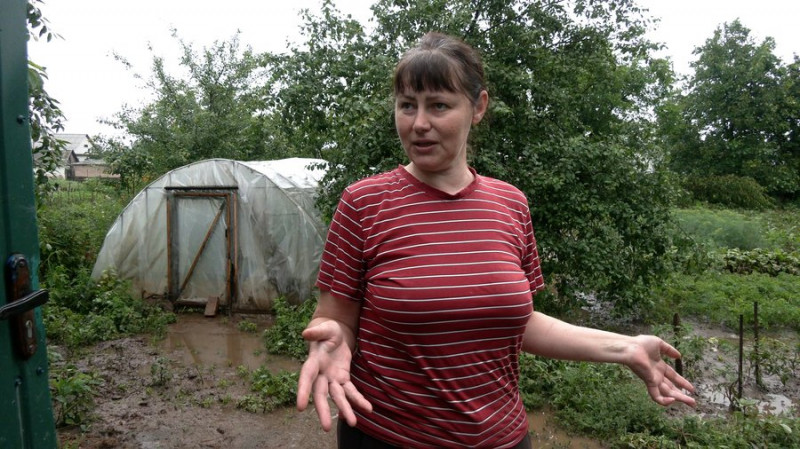 У Киїнці, що на Чернігівщині, затопило двори та городи: що розповідають люди