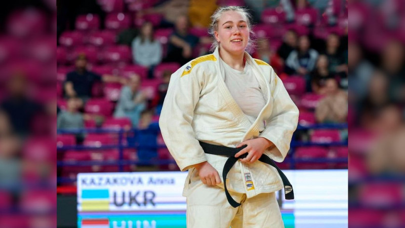 Чернігівська спортсменка Анна Казакова здобула золоту медаль на Кубку Європи з дзюдо серед юніорів