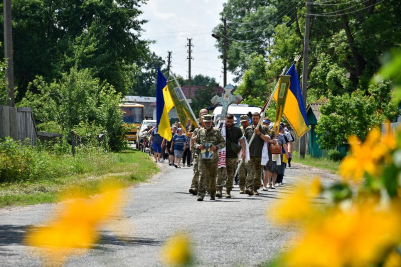 На Чернігівщині попрощалися із захисником