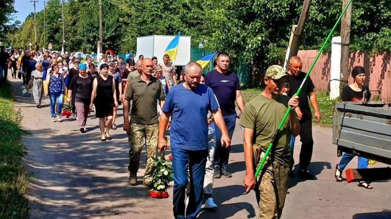 На Чернігівщині попрощалися з Олександром Троценком, Олександром Юхном та Вадимом Мусієнком, які загинули на Донеччині