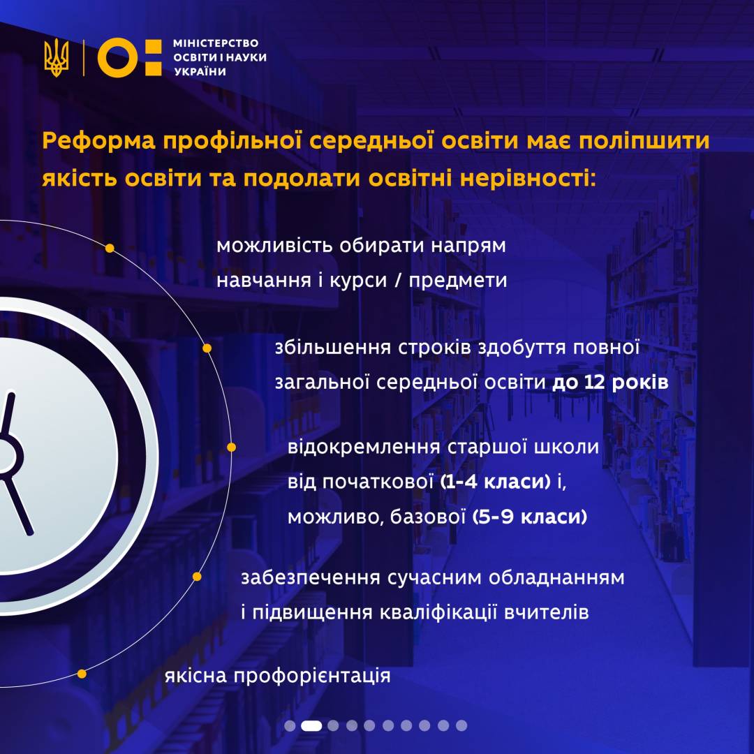 Чотири ліцеї та 23 гімназії. У Чернігові перепрофілювали заклади загальної середньої освіти