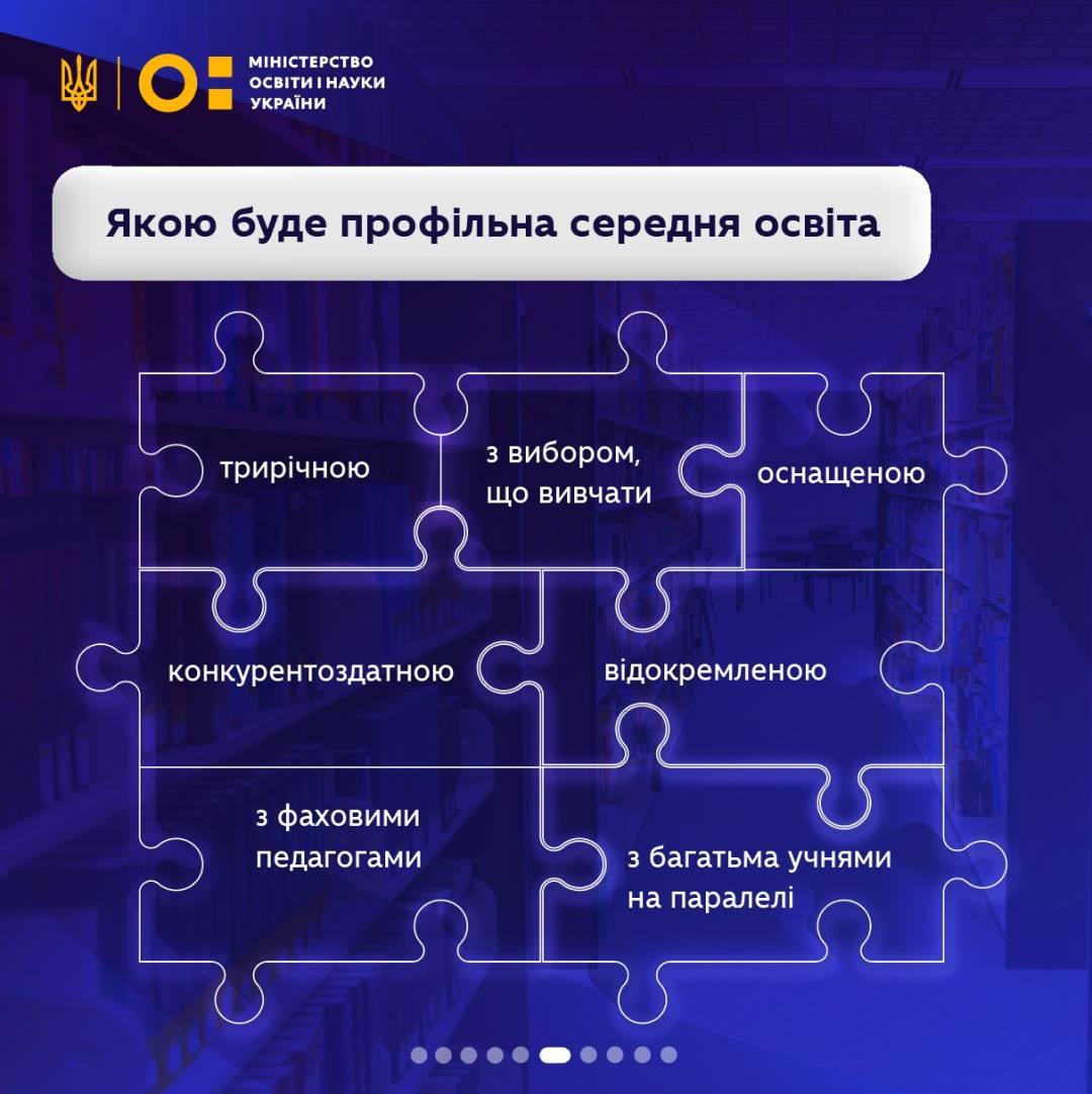 Чотири ліцеї та 23 гімназії. У Чернігові перепрофілювали заклади загальної середньої освіти