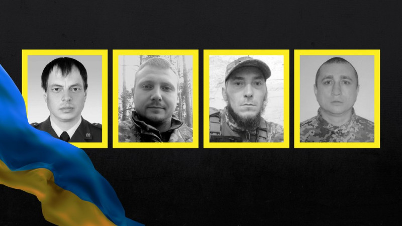 На Чернігівщині попрощалися з чотирма військовими ЗСУ, які загинули під час виконання бойових завдань