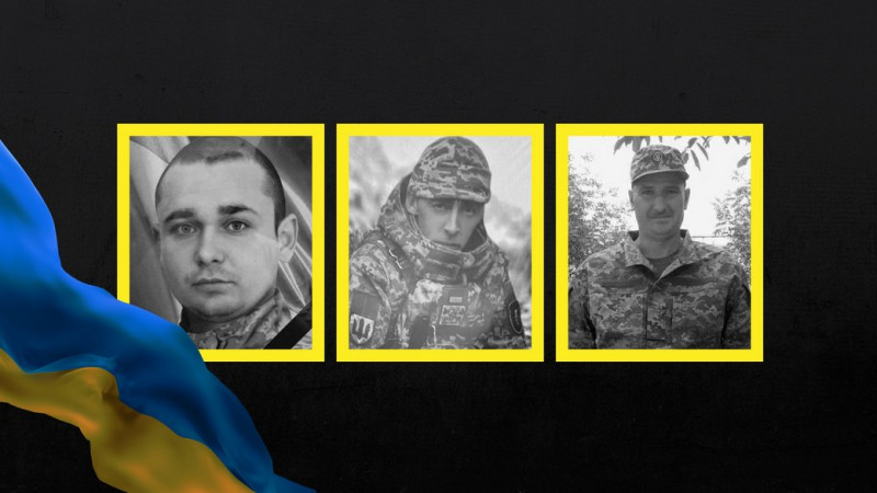 На Чернігівщині поховали трьох бійців ЗСУ, одного з яких опізнали за допомогою ДНК-експертизи
