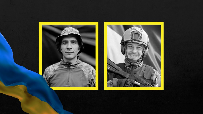 На Чернігівщині попрощалися з двома військовими ЗСУ, які загинули під час виконання бойових завдань