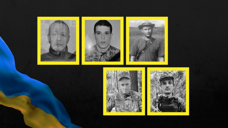 На Чернігівщині попрощалися з п'ятьма бійцями ЗСУ, двох із них опізнали за ДНК-експертизами