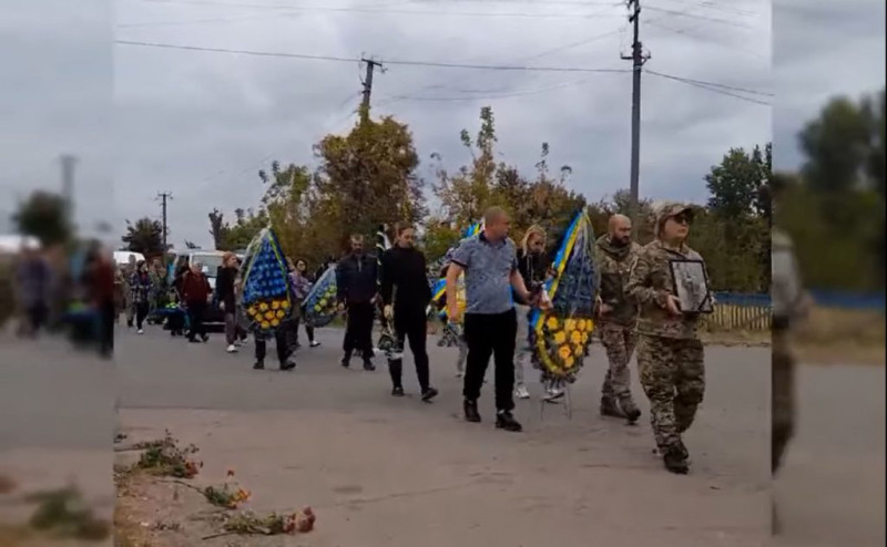 На Чернігівщині попрощалися із 51-річним захисником, що загинув на фронті