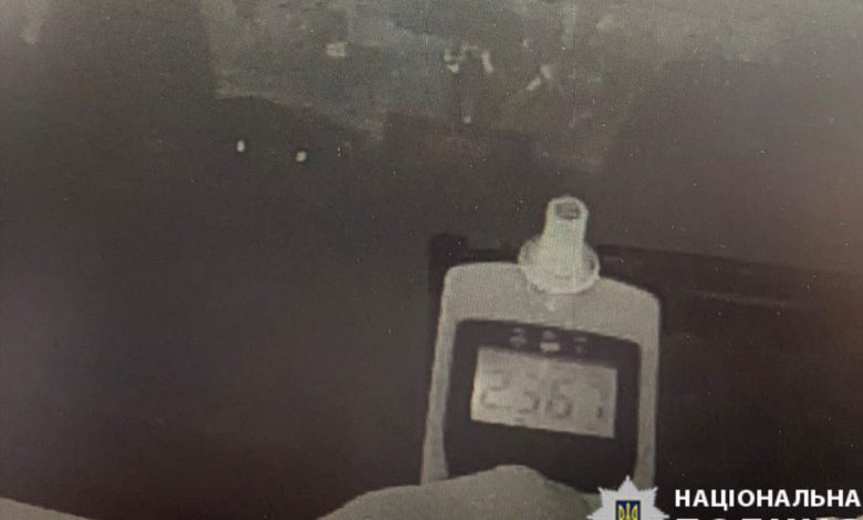 На Чернігівщині затримали водія, вміст алкоголю в крові якого перевищував норму більш ніж в 11 разів