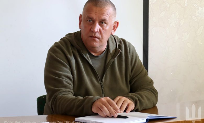 Начальник ТРО Синявський побував у зоні бойових дій на Півночі