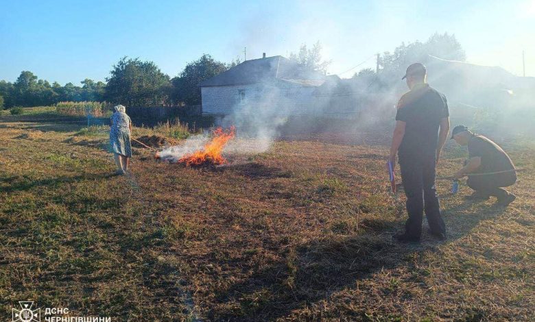 Пожежна безпека: рятувальники виявляють паліїв сухостою