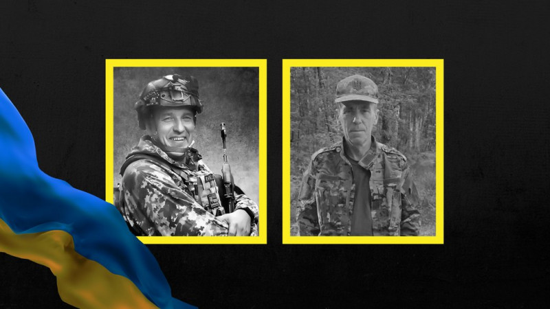 На Чернігівщині попрощались з двома бійцями ЗСУ: Володимиром Левченком та Олександром Найком