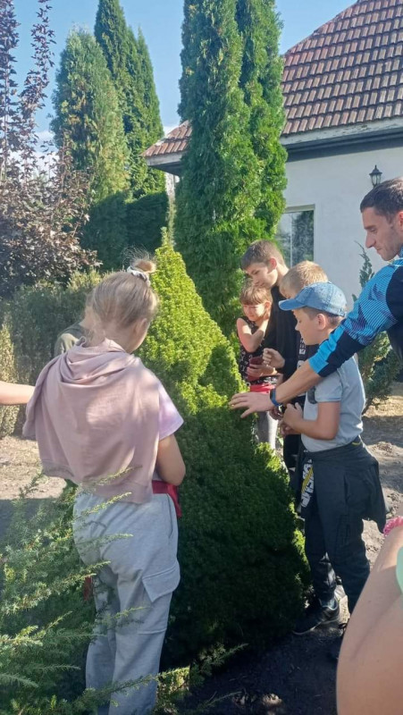 Дендропарк, закладений Віталієм Крутим, загиблим директором Менського музею, поповнився новими рослинами (Фото)