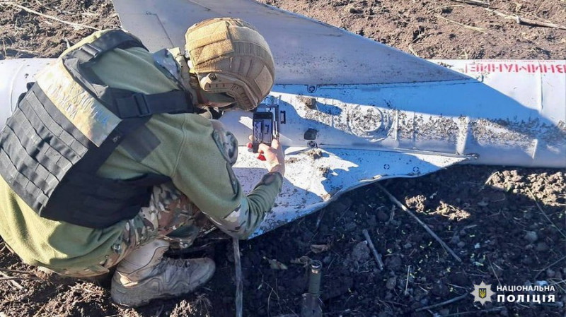 На Чернігівщині виявили частину російської ракети, яка не здетонувала