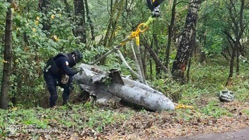 На Чернігівщині сапери виявили частину російської керованої авіаційної ракети Х-59
