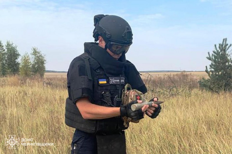 Загроза на суші й у воді: на Чернігівщині виявили три вибухонебезпечні предмети 