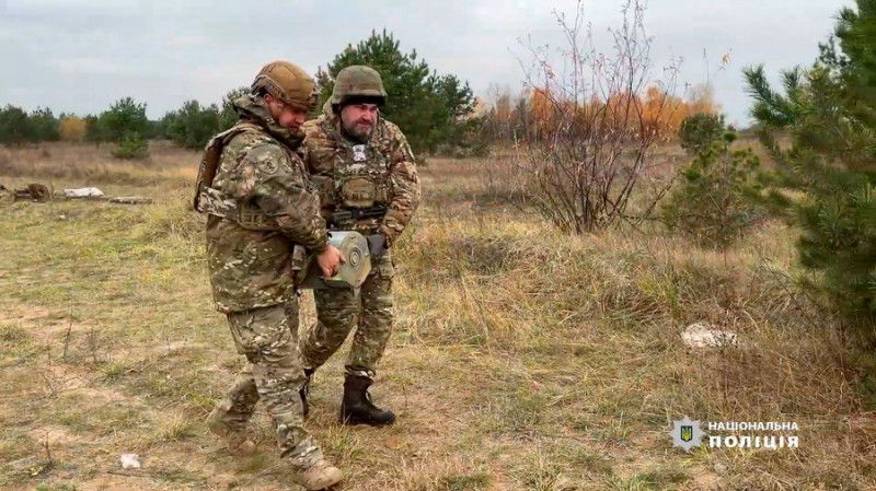 На Чернігівщині вибухотехніки знешкодили бойову частину російського БпЛА, яка не здетонувала