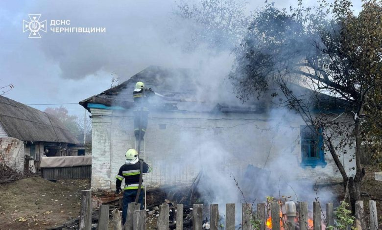 Впродовж доби на Чернігівщині сталося три пожежі