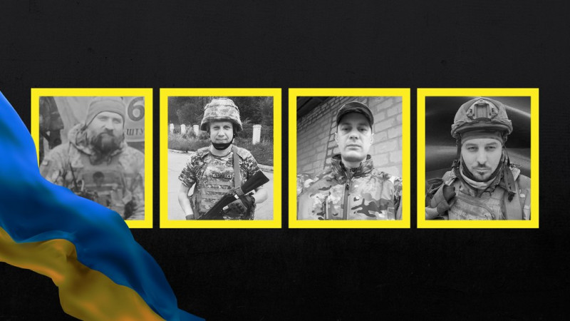 Попрощалися з чотирма бійцями з Чернігівщини, двох із них опізнали за результатами ДНК-експертизи