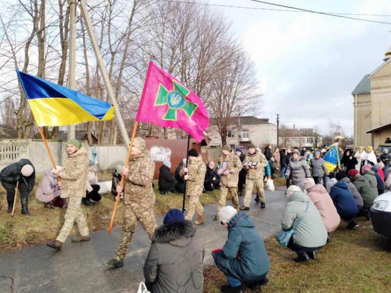 На Чернігівщині попрощалися з прикордонником, який загинув на Харківщині