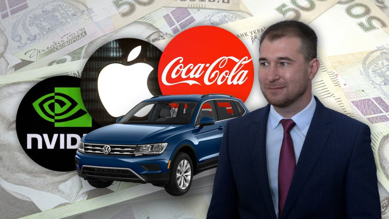 Зміна авто, акції Coca-Cola, Apple та NVIDIA, понад 1 млн грн зарплати: Ломако після звільнення подав декларацію