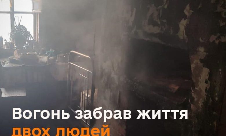 На Чернігівщині під час пожежі загинули двоє людей похилого віку