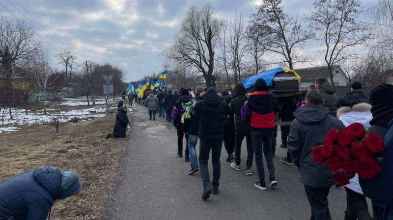 На Чернігівщині поховали загиблих захисників Андрія Пятачука та Анатолія Примушка