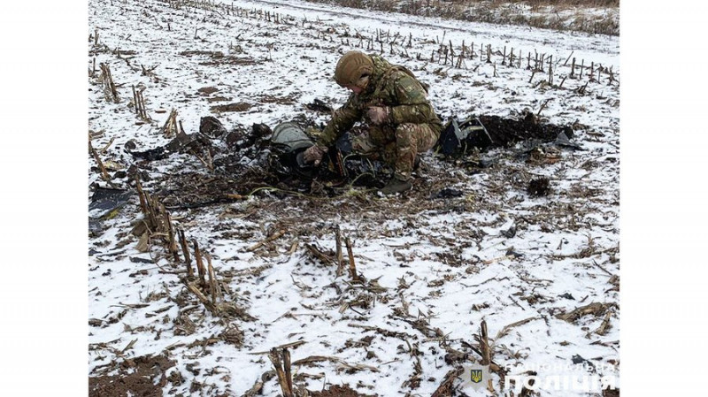 На Чернігівщині виявили й знешкодили російський ударний БпЛА, який не здетонував