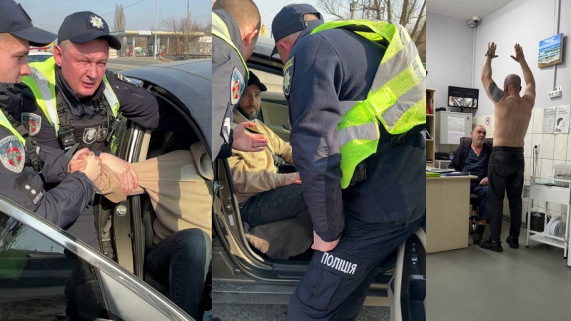 "Завжди неадекватно реагую на поліцію": патрульні опублікували відео з водієм, якого зупинили у Кіптях за порушення ПДР