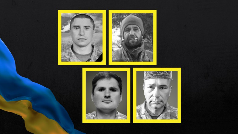 На Чернігівщині поховали Віталія Безлюдного, Петра Бикуса, Миколу Костючка та Олександра Шкарабуру