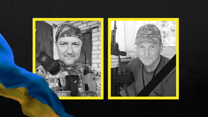 На Чернігівщині поховали двох захисників: Станіслава Труша та Володимира Руденка