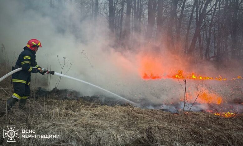 За добу рятувальники Чернігівщини ліквідували сім пожеж