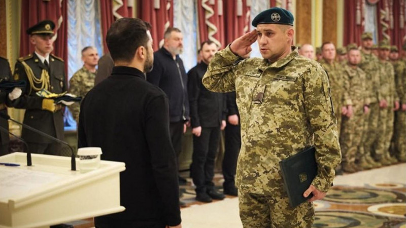 Боєць 105 прикордонного загону з Чернігівщини отримав державну нагороду Хрест бойових заслуг