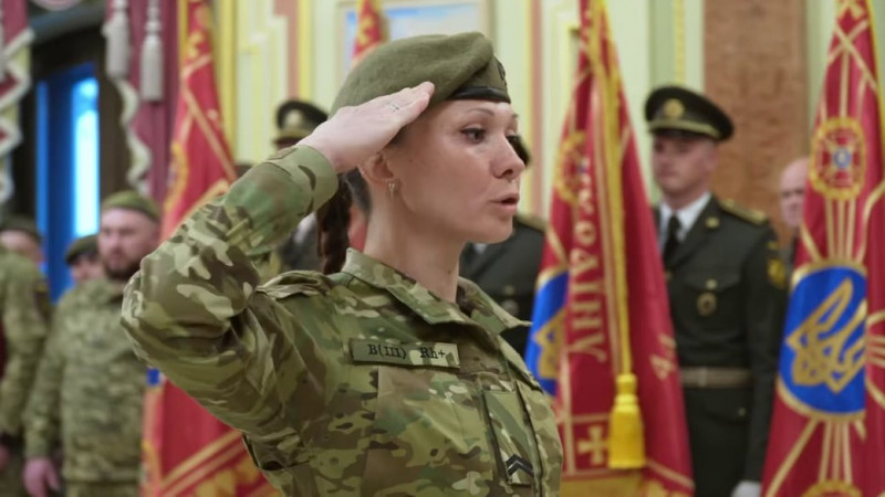 Бойова медикиня 3-ї штурмової бригади Марина Гриценко з Чернігівщини отримала орден "За мужність" ІІІ ступеня