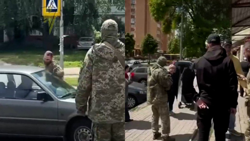У Чернігові під час перевірки документів чоловік наїхав на ногу військовослужбовця ТЦК