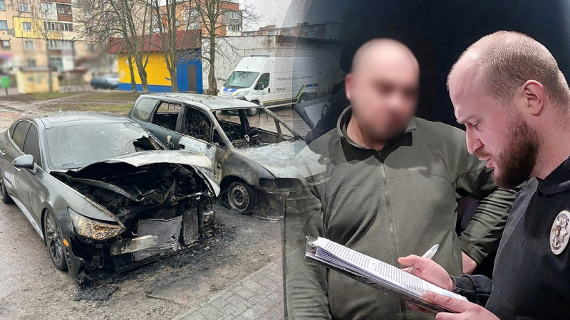 Контррозвідка СБУ затримала підозрюваного у плануванні підпалів військових автівок на Чернігівщині