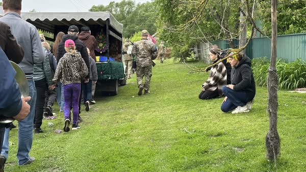 На Чернігівщині прощалися із військовим, який загинув на Донеччині від ворожого ФПВ-дрона
