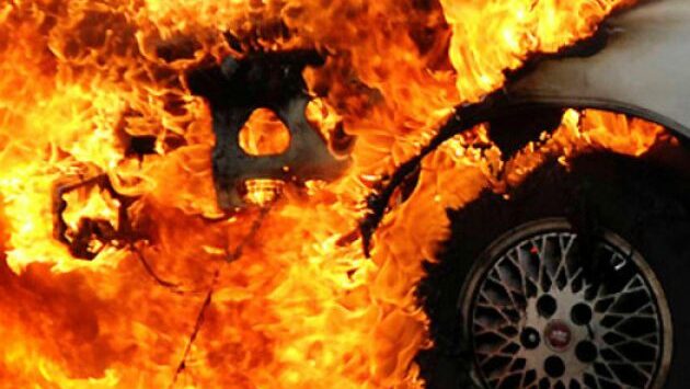На Чернігівщині згоріла автівка через розгерметизацію паливної системи