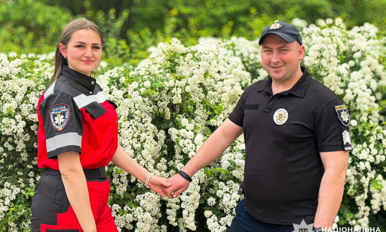 Свою долю зустріли на добовому чергуванні: історія кохання поліцейського та фельдшерки екстреної медичної допомоги з Ніжина