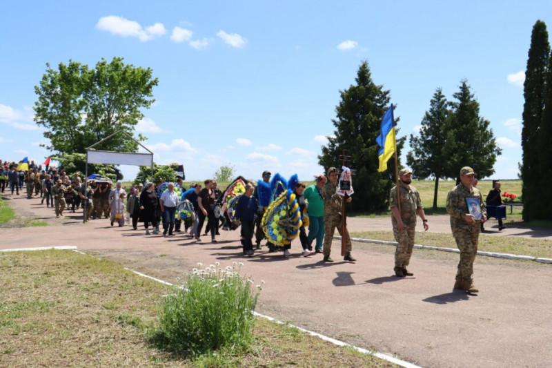 У громаді на Чернігівщині попрощалися із загиблим на Донеччині воїном