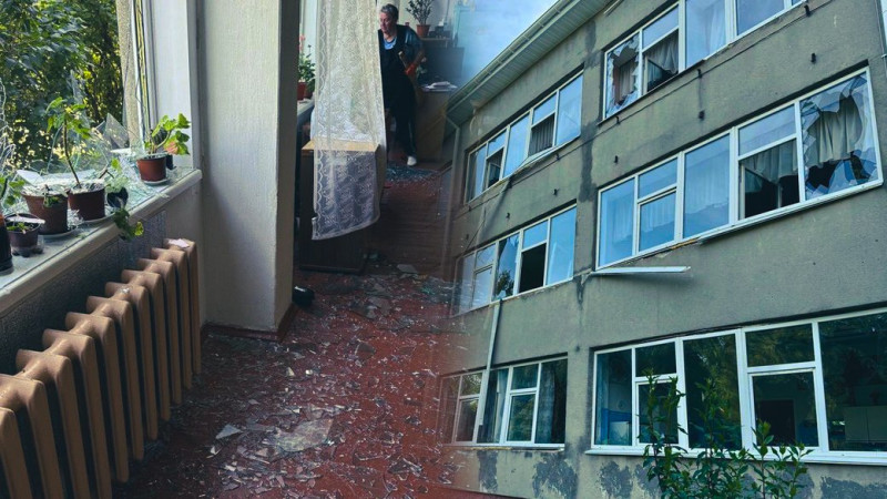 Вибуховою хвилею вибило вікна й двері: внаслідок атаки "шахедів" на Чернігів пошкоджень зазнали три заклади освіти