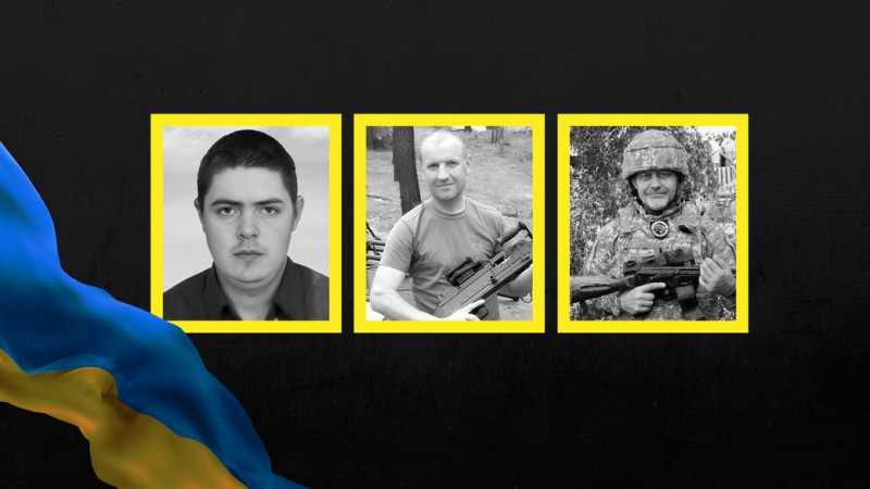 На Чернігівщині попрощалися з трьома захисниками України — Сергієм Ільїним, Максимом Бондаренком та Олександром Гулаком