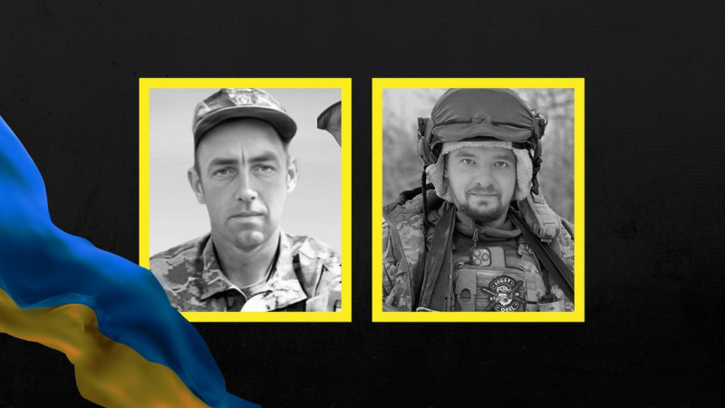 На Чернігівщині попрощалися з двома захисниками: Сергієм Орленком та Андрієм Підлипським