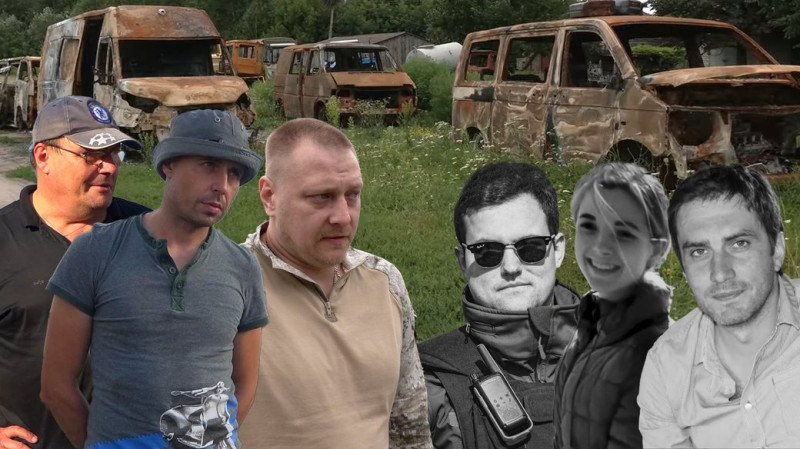 Поблизу Чернігова встановили меморіал волонтерам, які загинули на "дорозі життя" у березні 2022 року