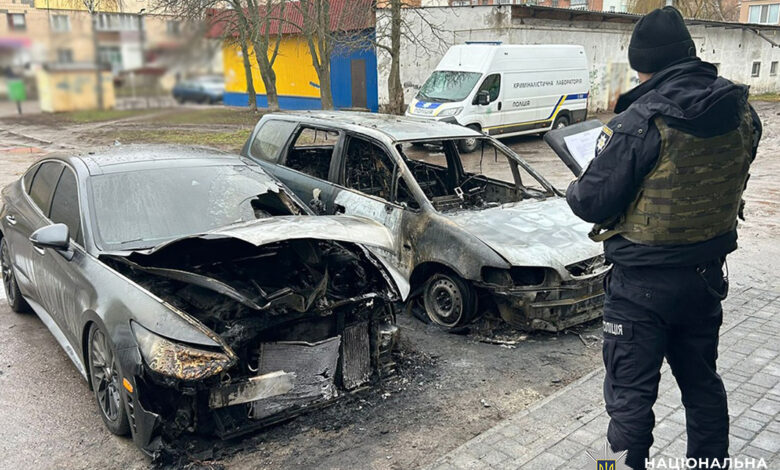 На Чернігівщині перед судом постане палій, причетний до підпалу автомобілів у Прилуках
