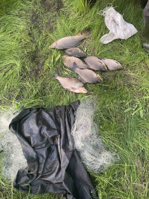 На Чернігівщині троє браконьєрів наловили 18 кг риби та завдали збитків на понад 125 тисяч грн (Фото)