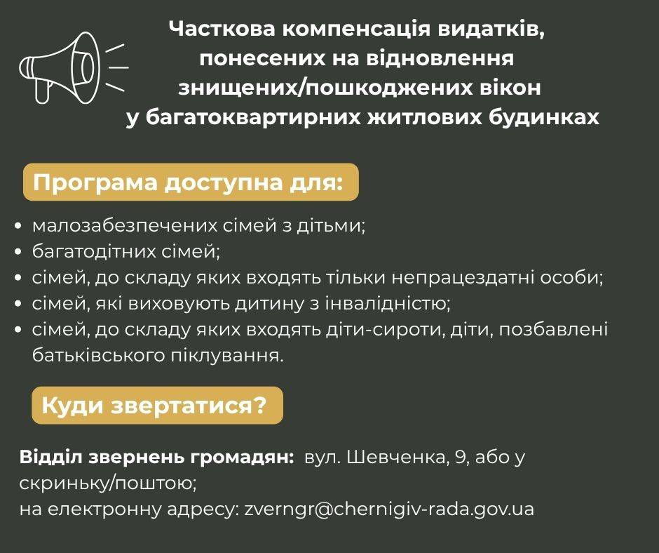 Порядок отримання одноразової допомоги для постраждалих мешканців громади
